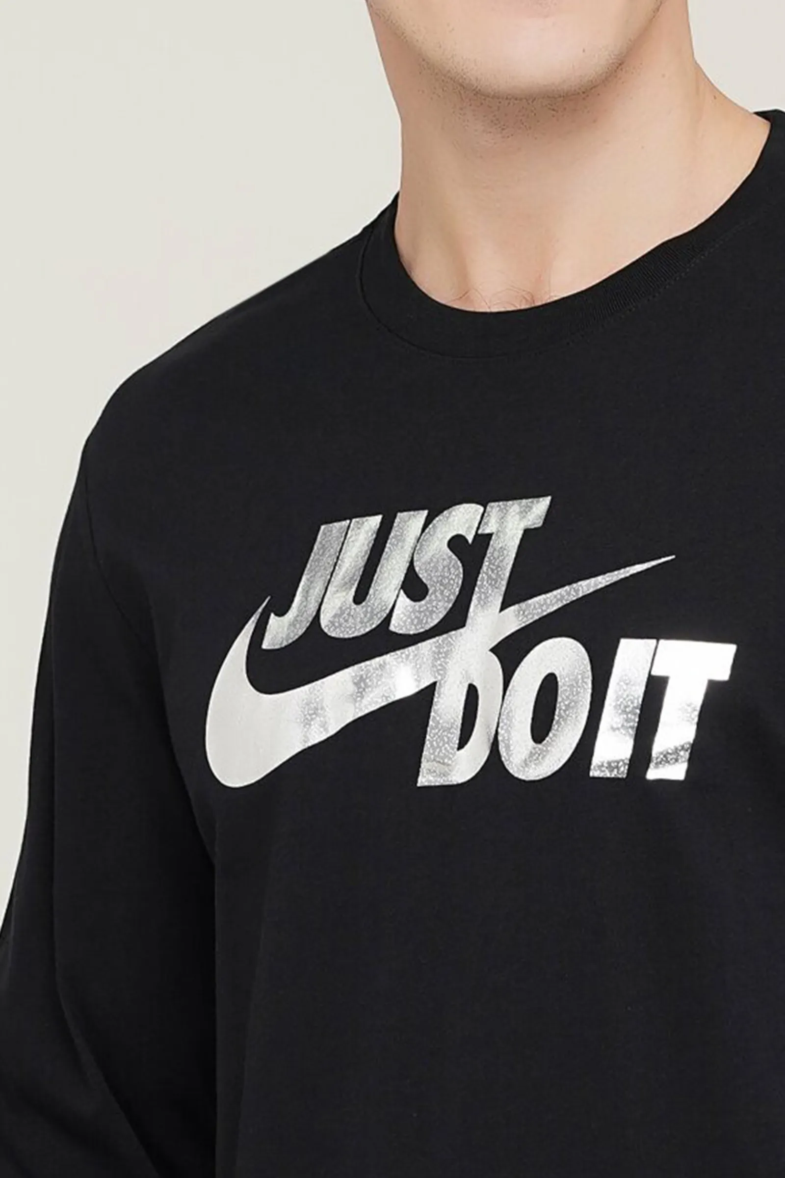 BLUZË Nike M Nsw Tee Ls Brnd Mrk Foil DB6529-010 - Image 3