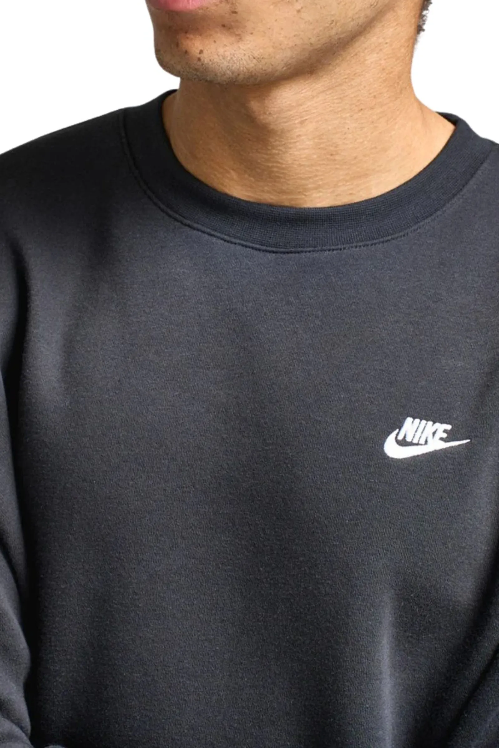 Duks nike club man's fleece crew FN3886-010 - Image 4