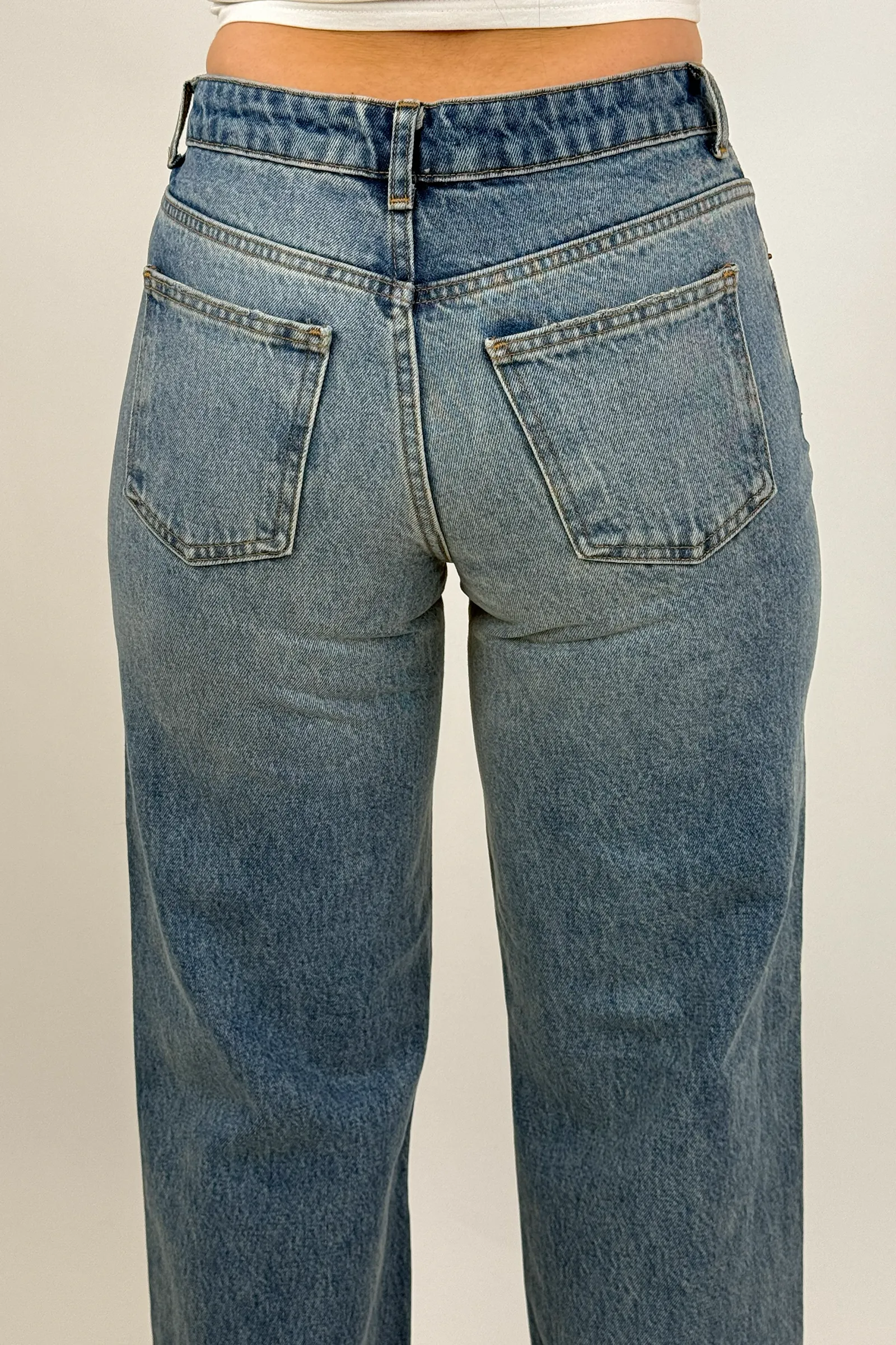 Farmerka high rise denim - Image 5