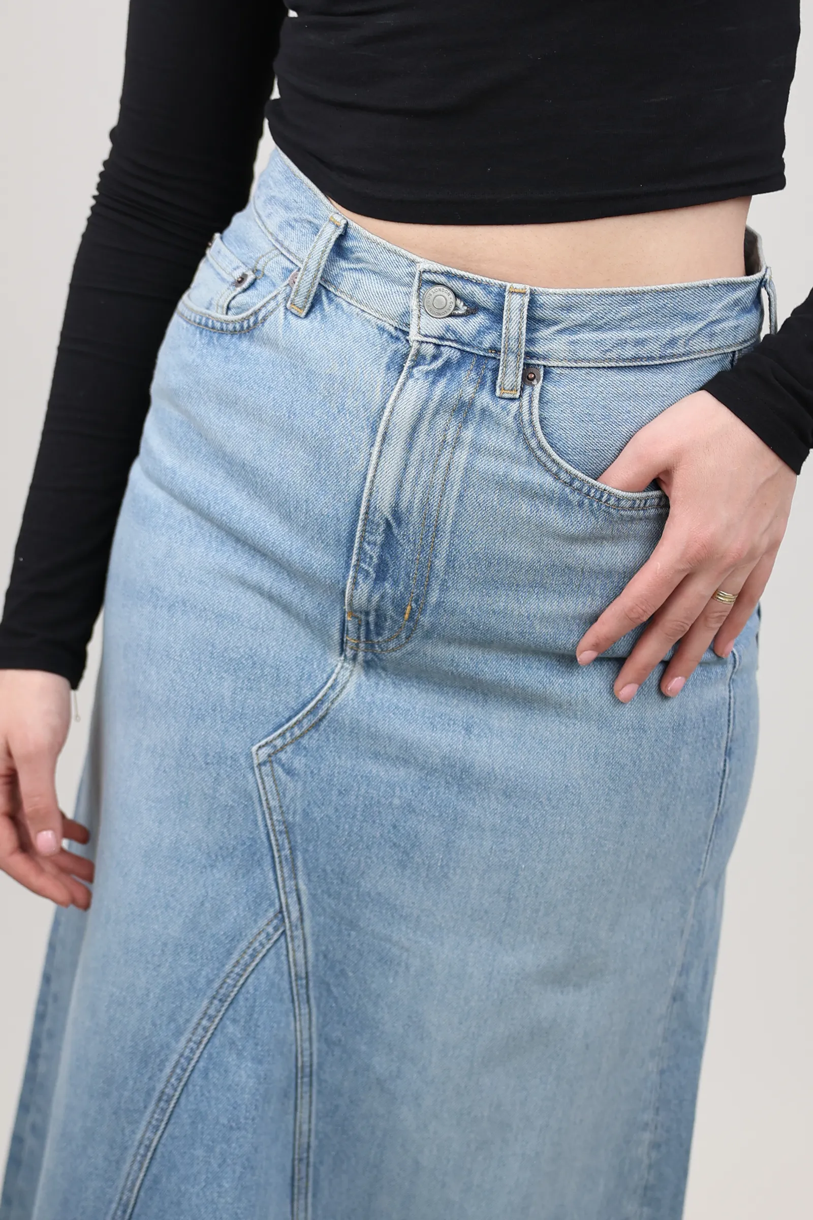 Fund 90s style long denim - Image 4
