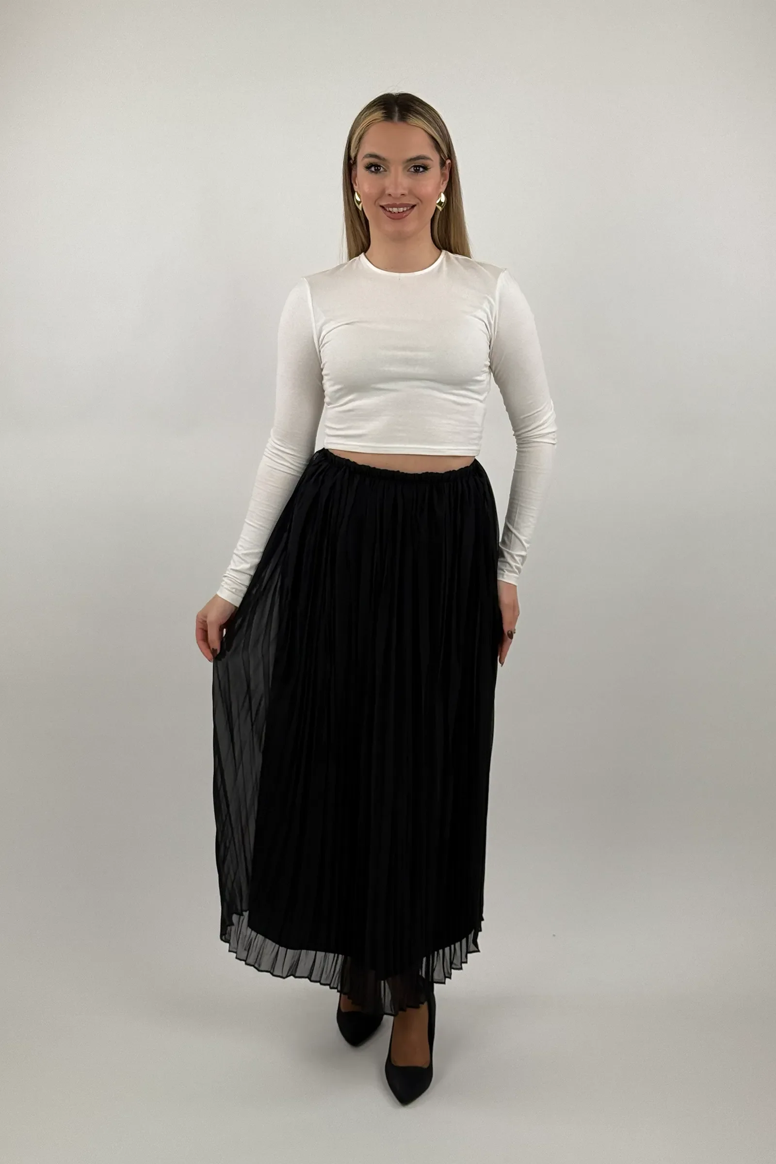 Fund flowy pleated skirt - Image 8