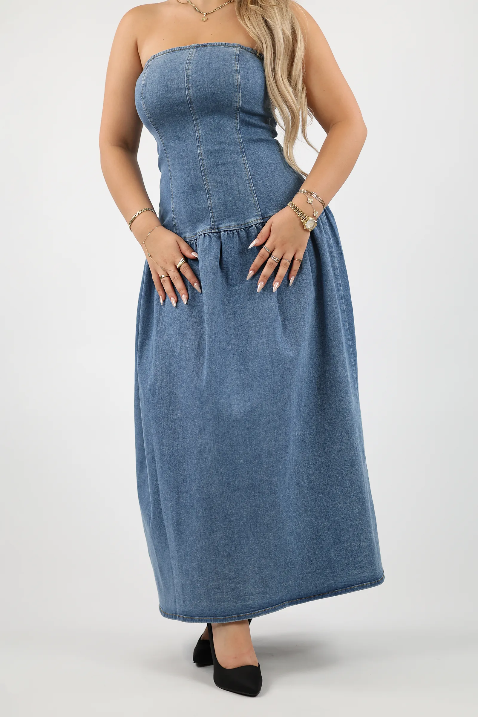Fustan jeans - Image 12