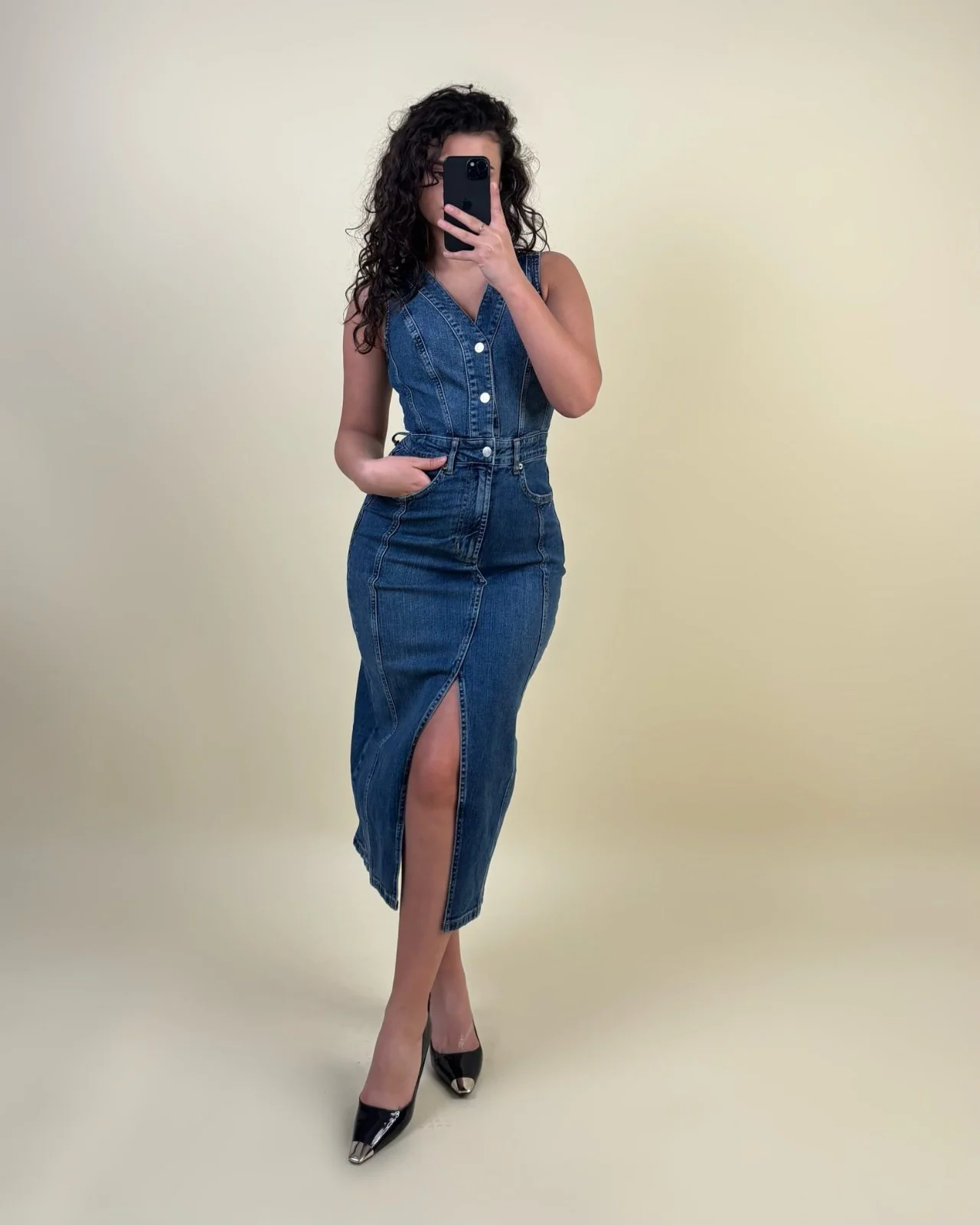 Fustan jeans - Image 3