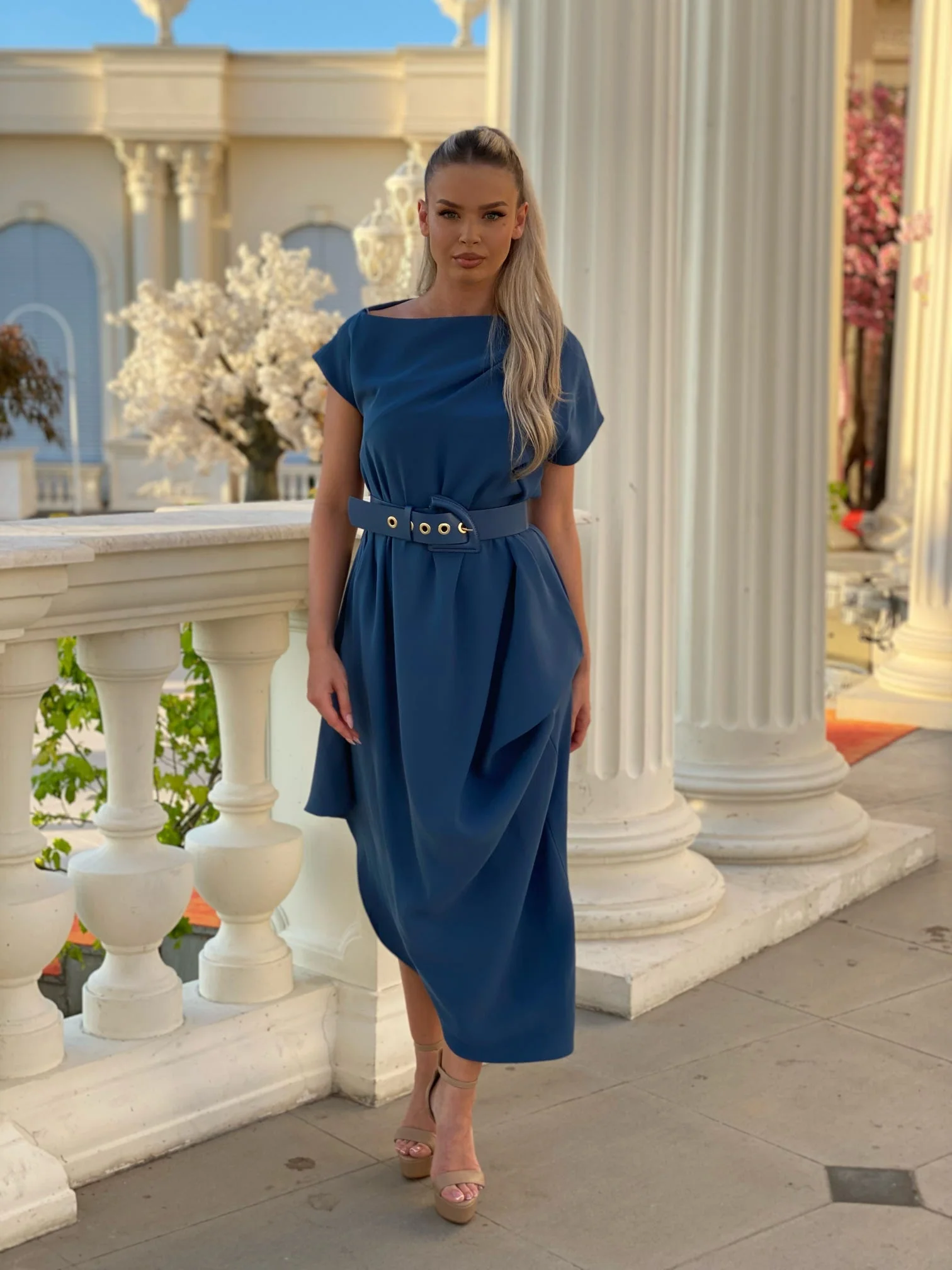Fustan blue elegance