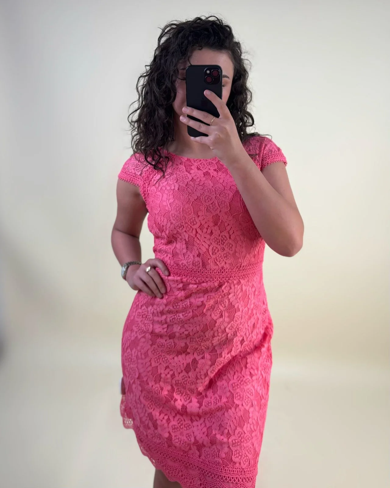 Fustan mini pink - Image 2