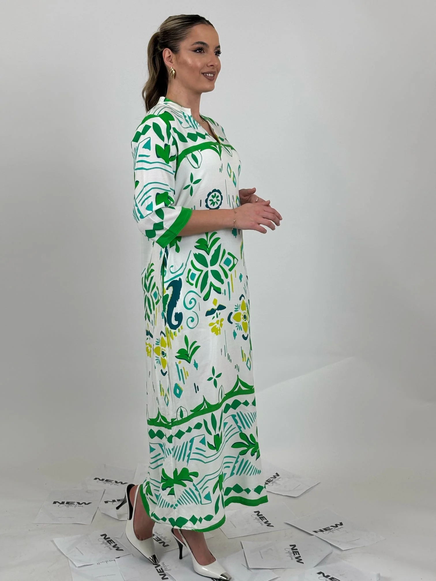 Fustan maxi white - Image 2