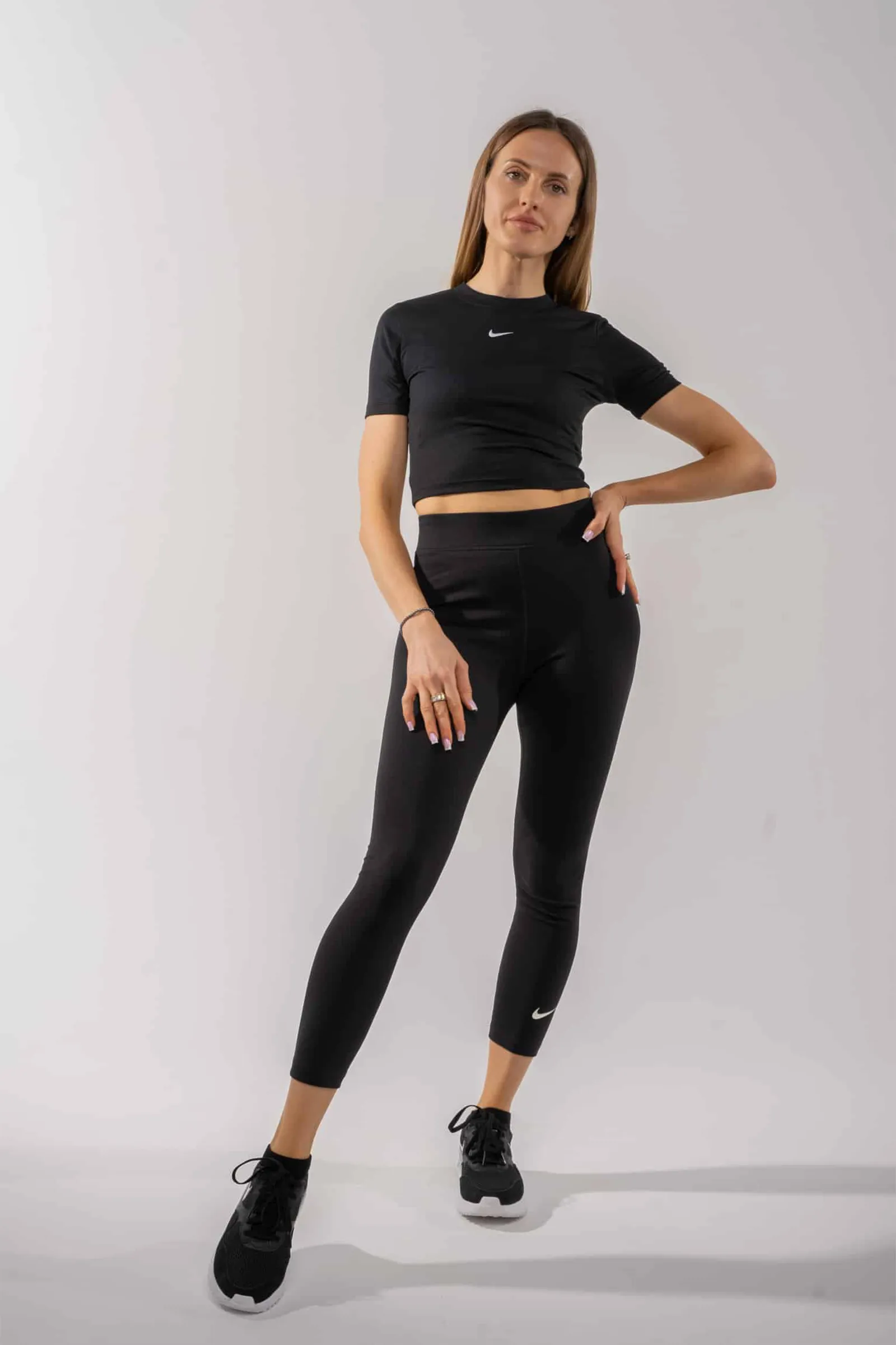 hellanke Nike Sportswear Classic 7/8 Women's Black Casual Style Tights DV7789-010 - Image 6