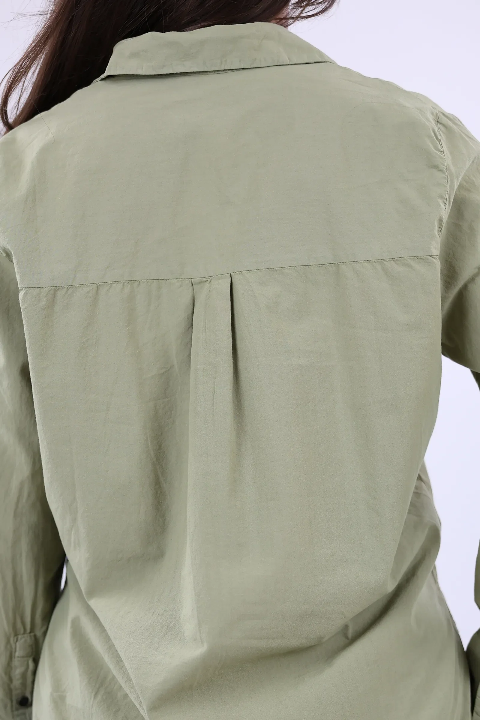 Kemishe olive green pockets - Image 6