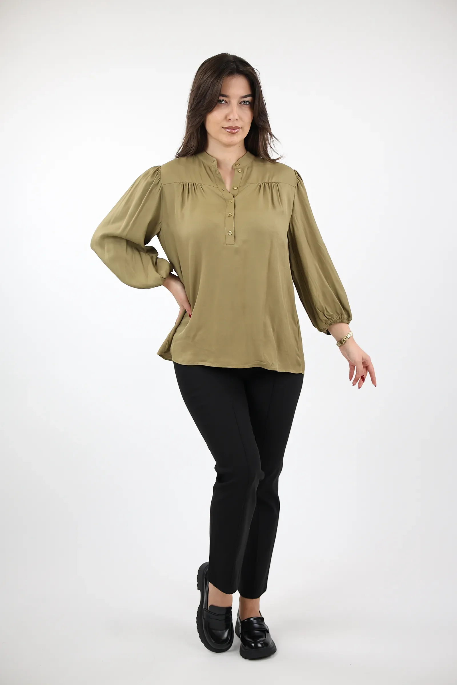 Kemishe mandarin collar - Image 8