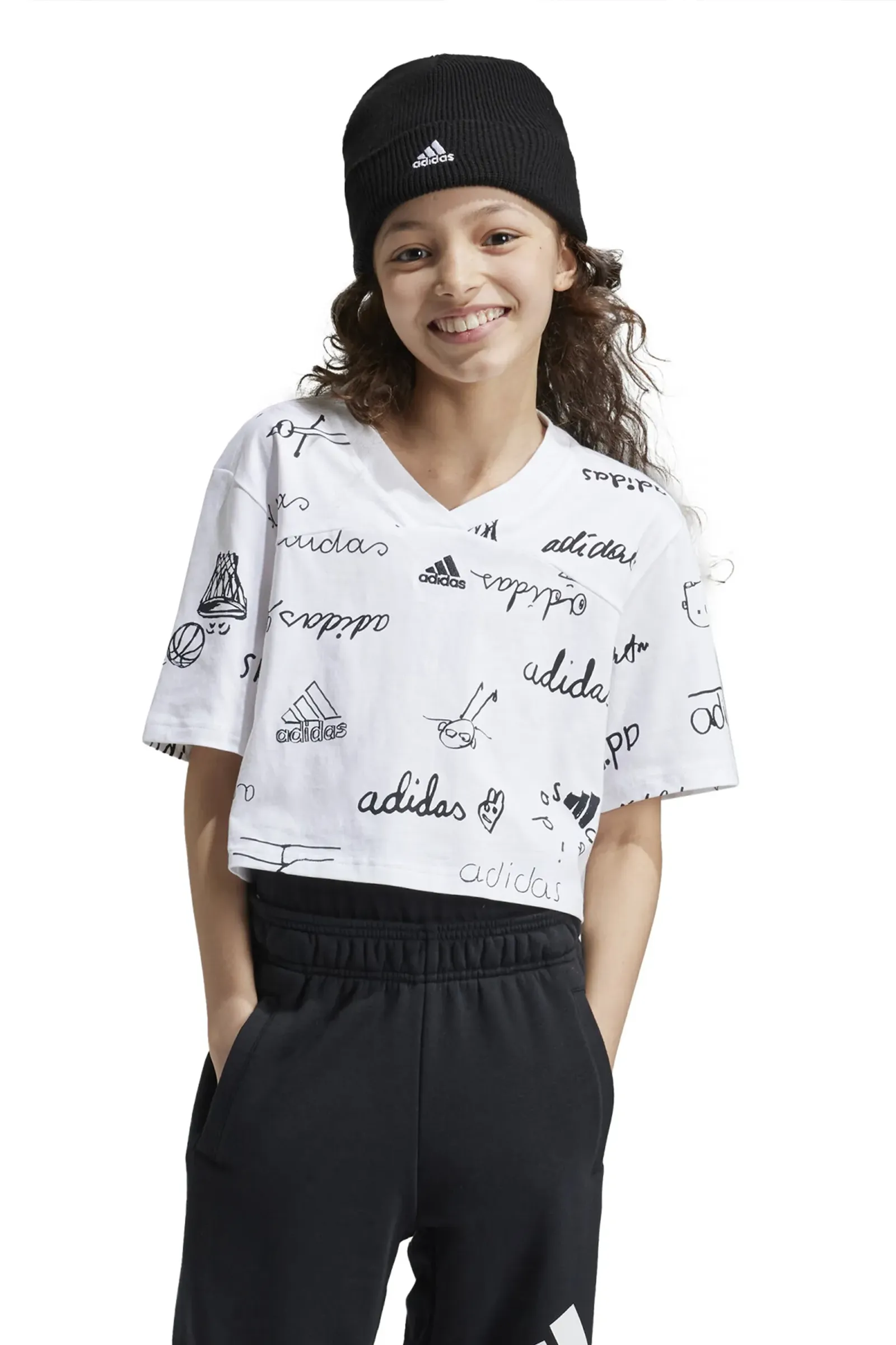 Maice adidas brand love cropped  IV9434 - Image 4