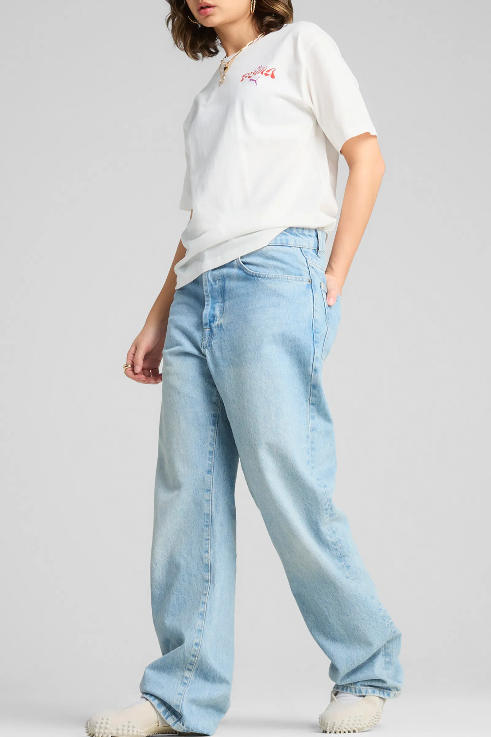 MAICË PUMA WARDROBE ESS FLORAL PACK RELAXED GRAPHIC TEE - Image 3
