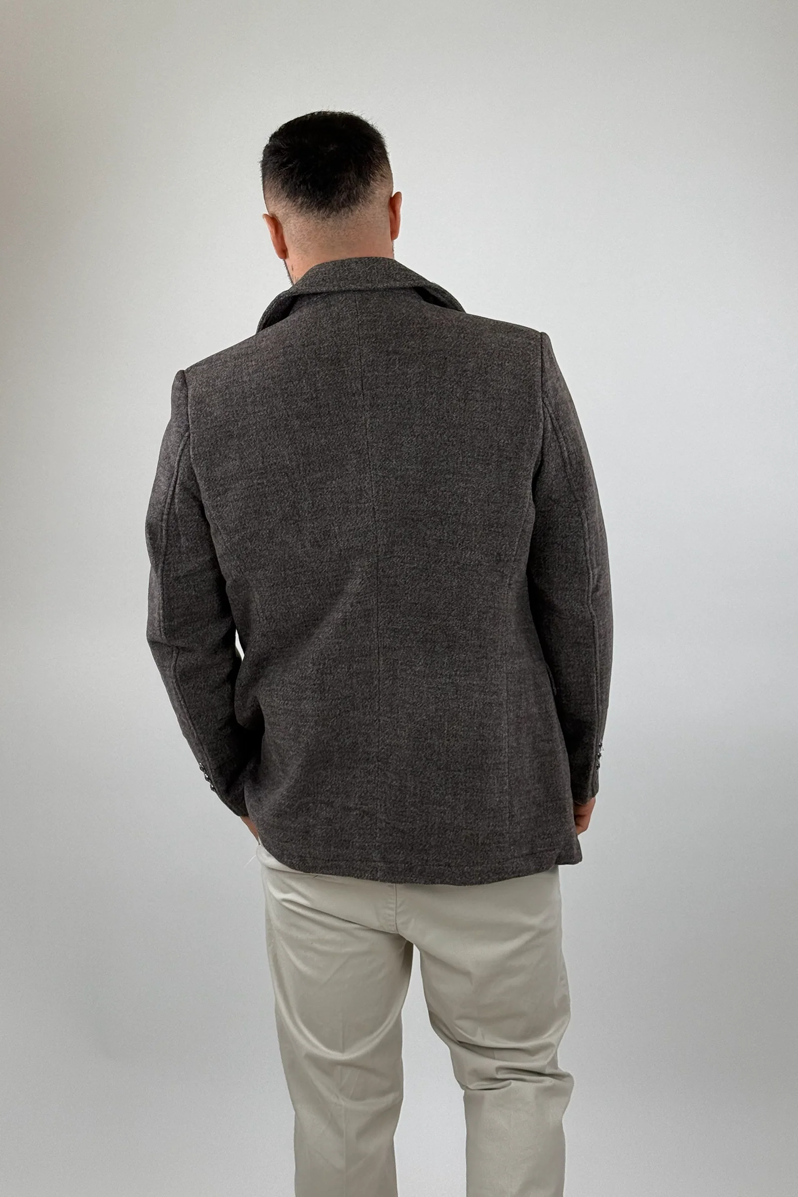 Pallto slim fit roll neck - Image 5