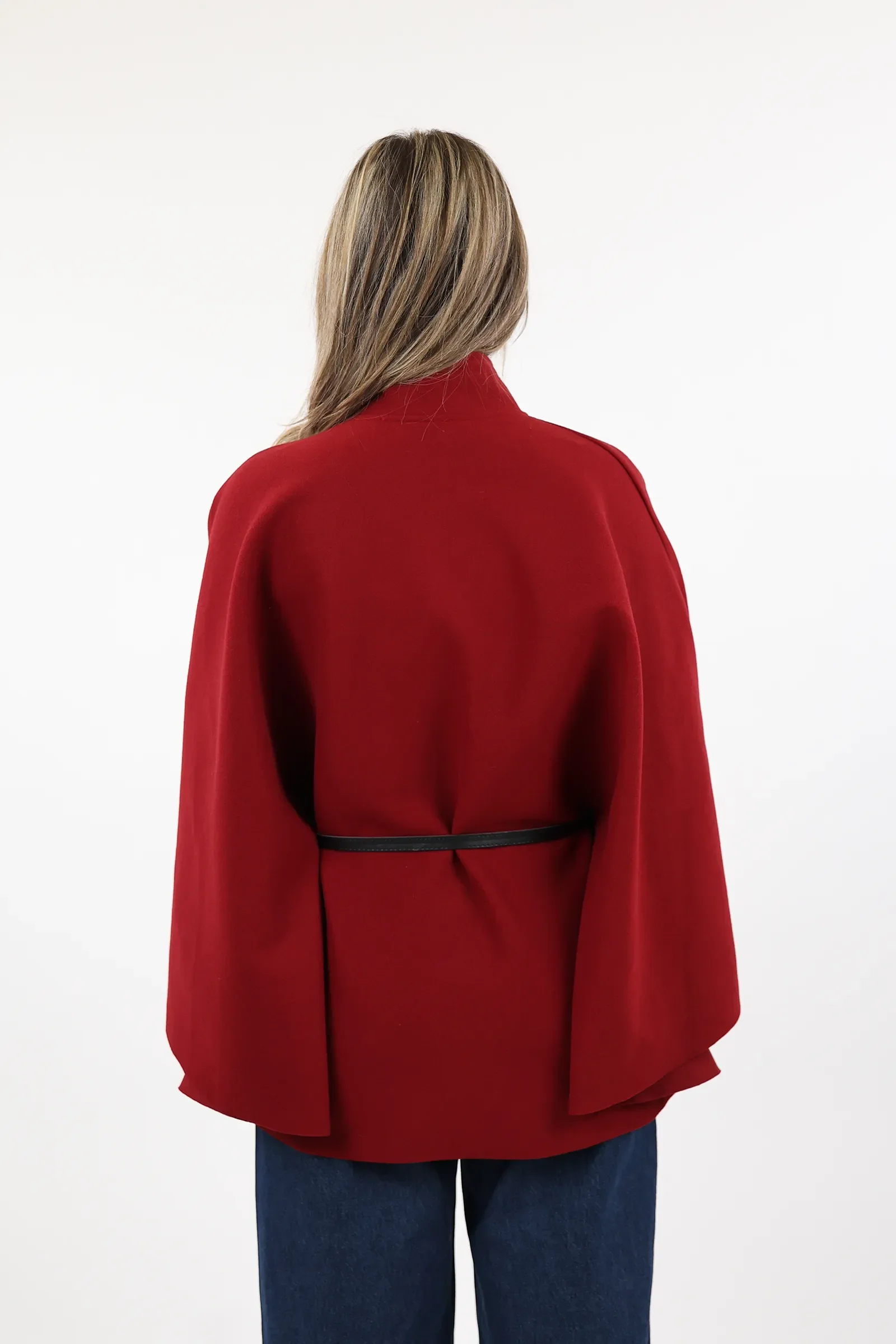 Pallto belted poncho - Image 2