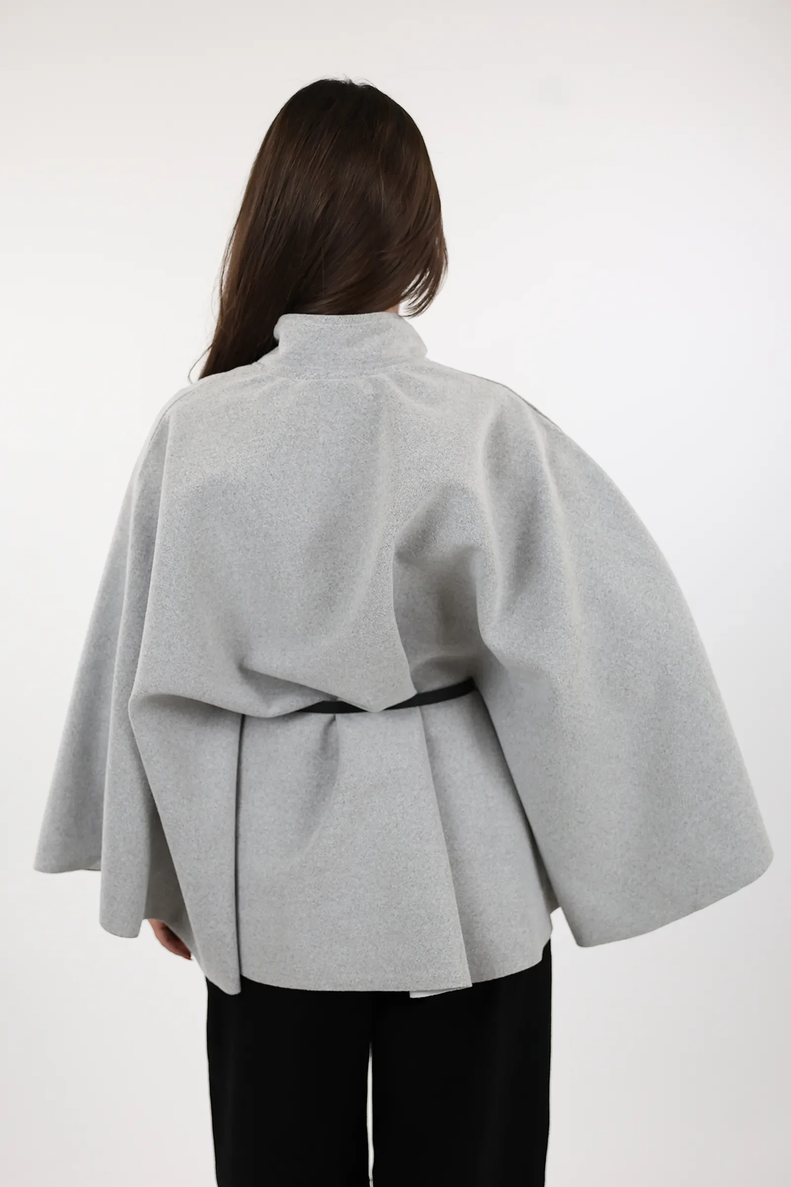 Pallto belted poncho - Image 52