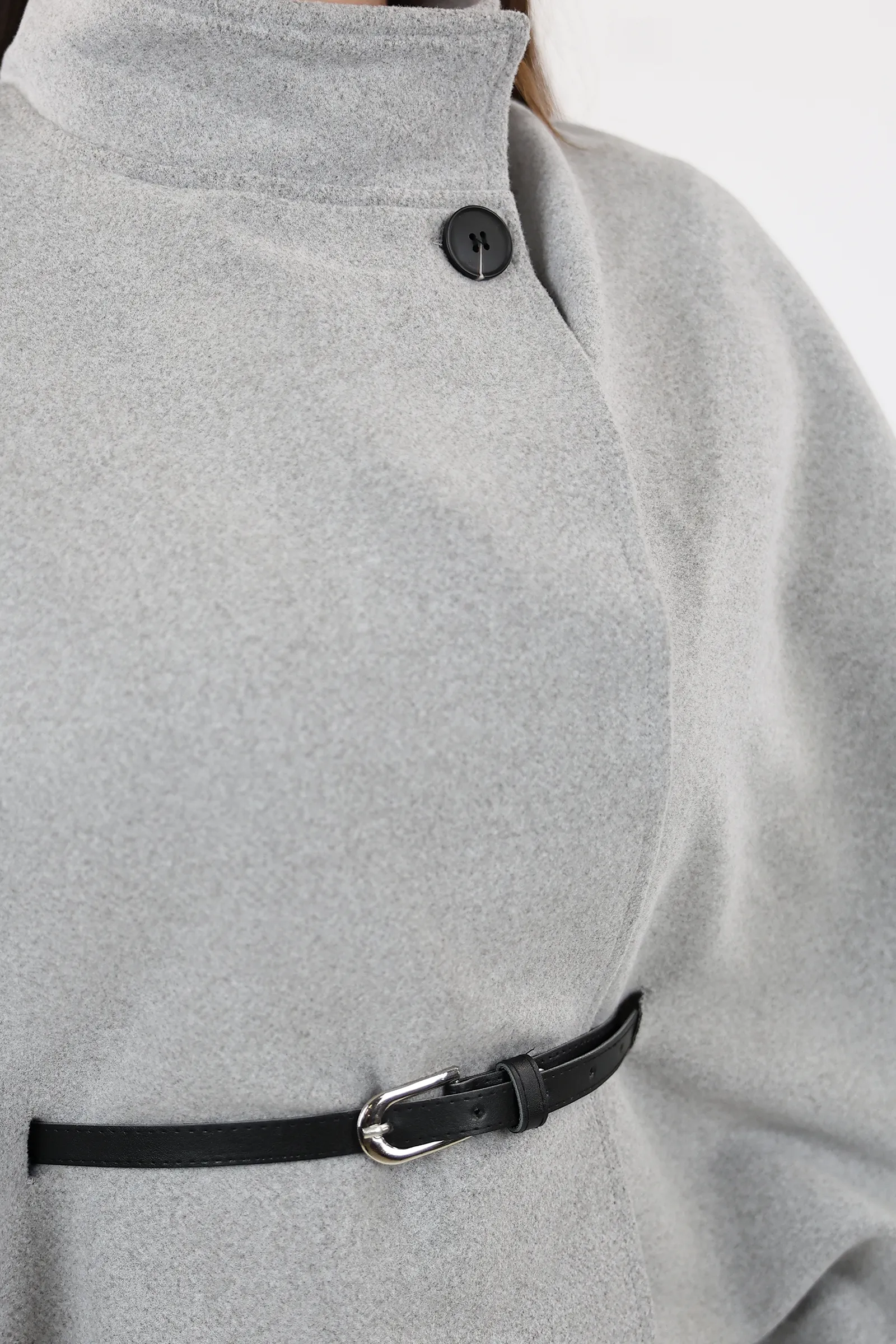 Pallto belted poncho - Image 55