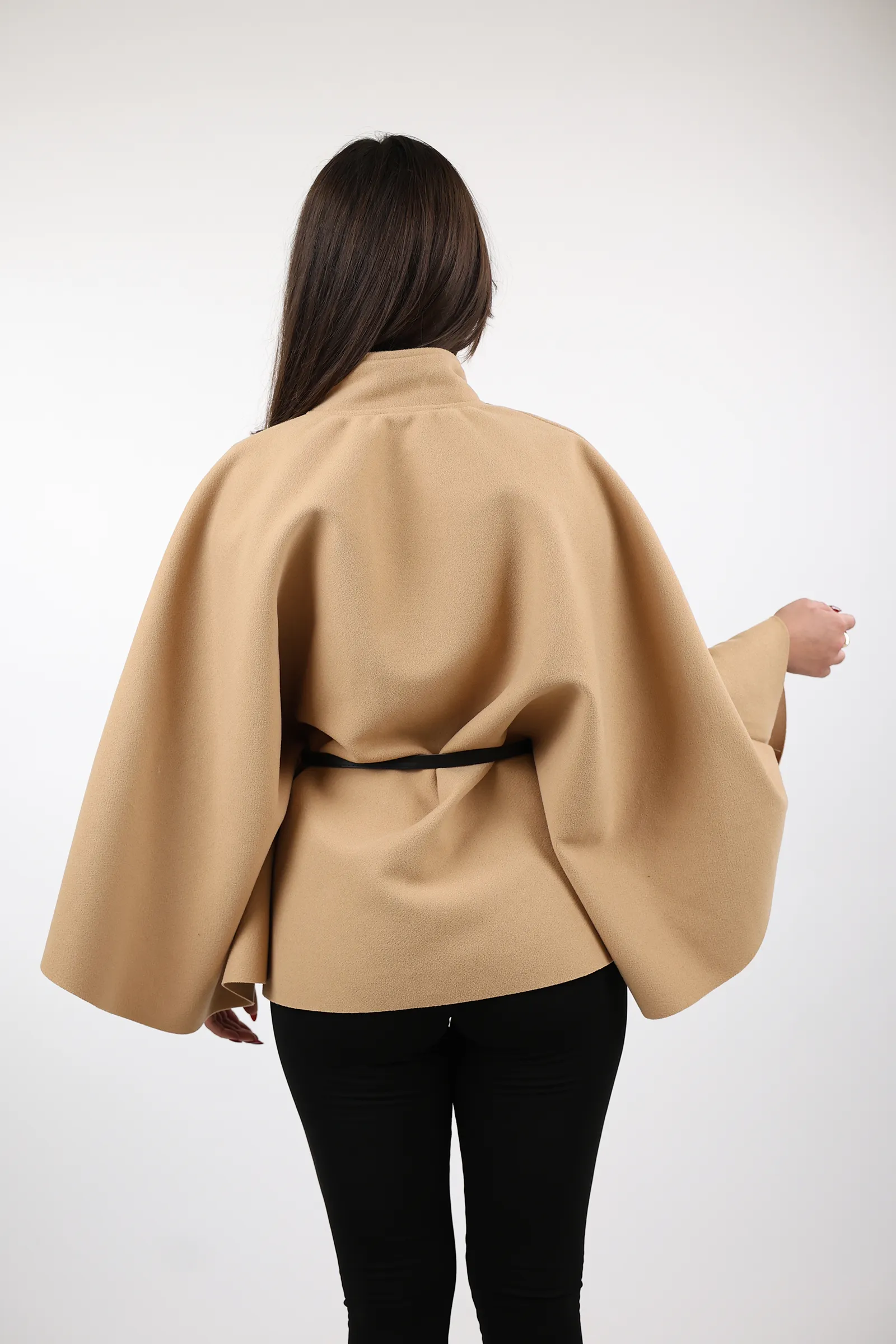 Pallto belted poncho - Image 59