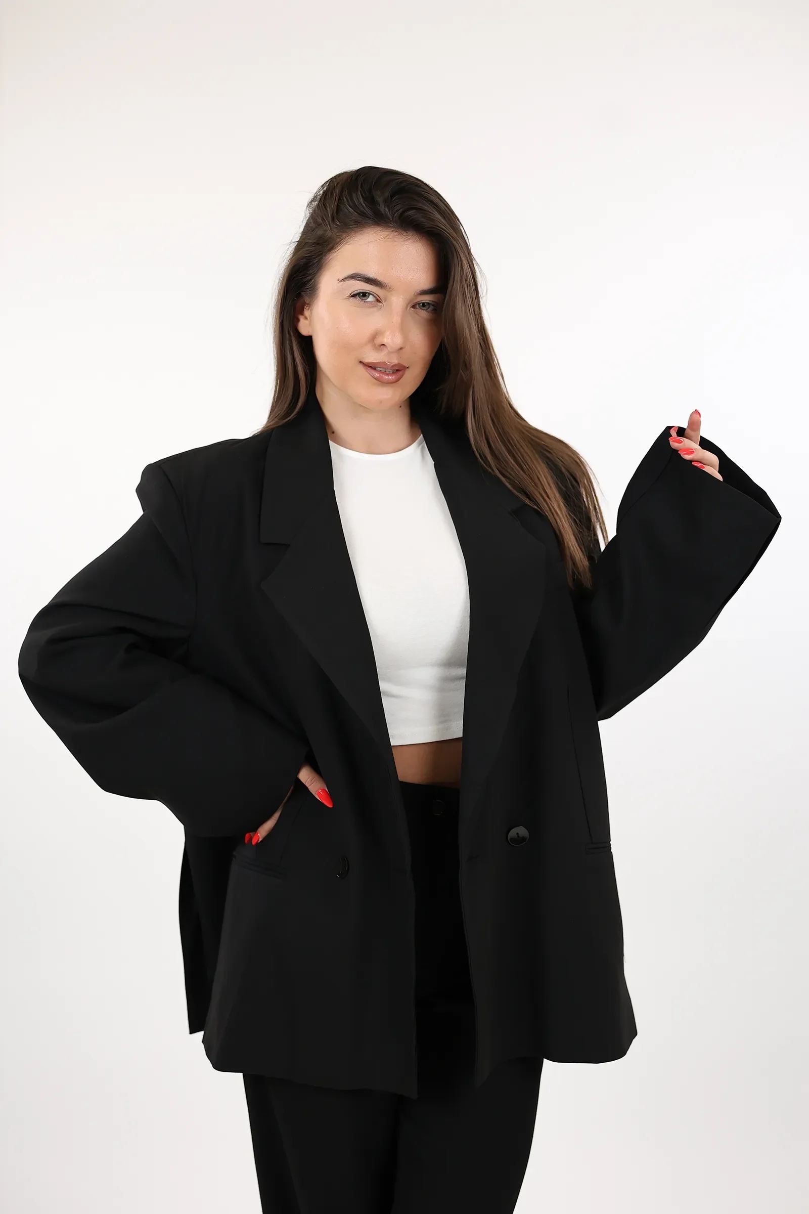 Sako oversized light grey - Image 7