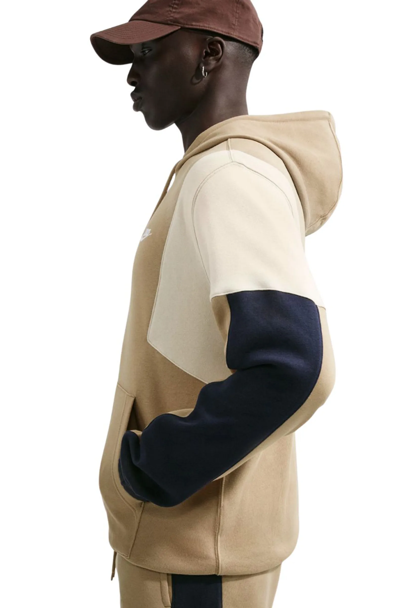 Set nike club fleece beige and blue HV1165-297 - Image 3