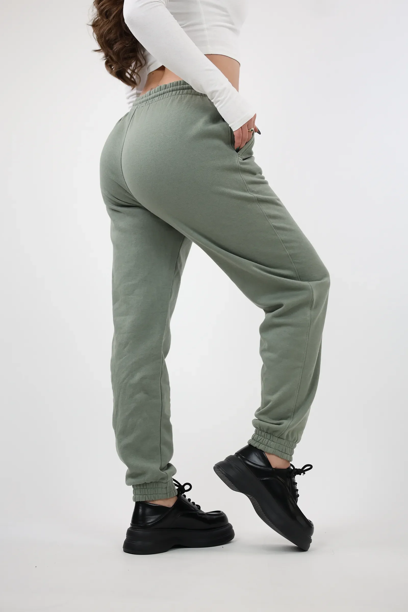 Trenerka elastic waist fleece - Image 39