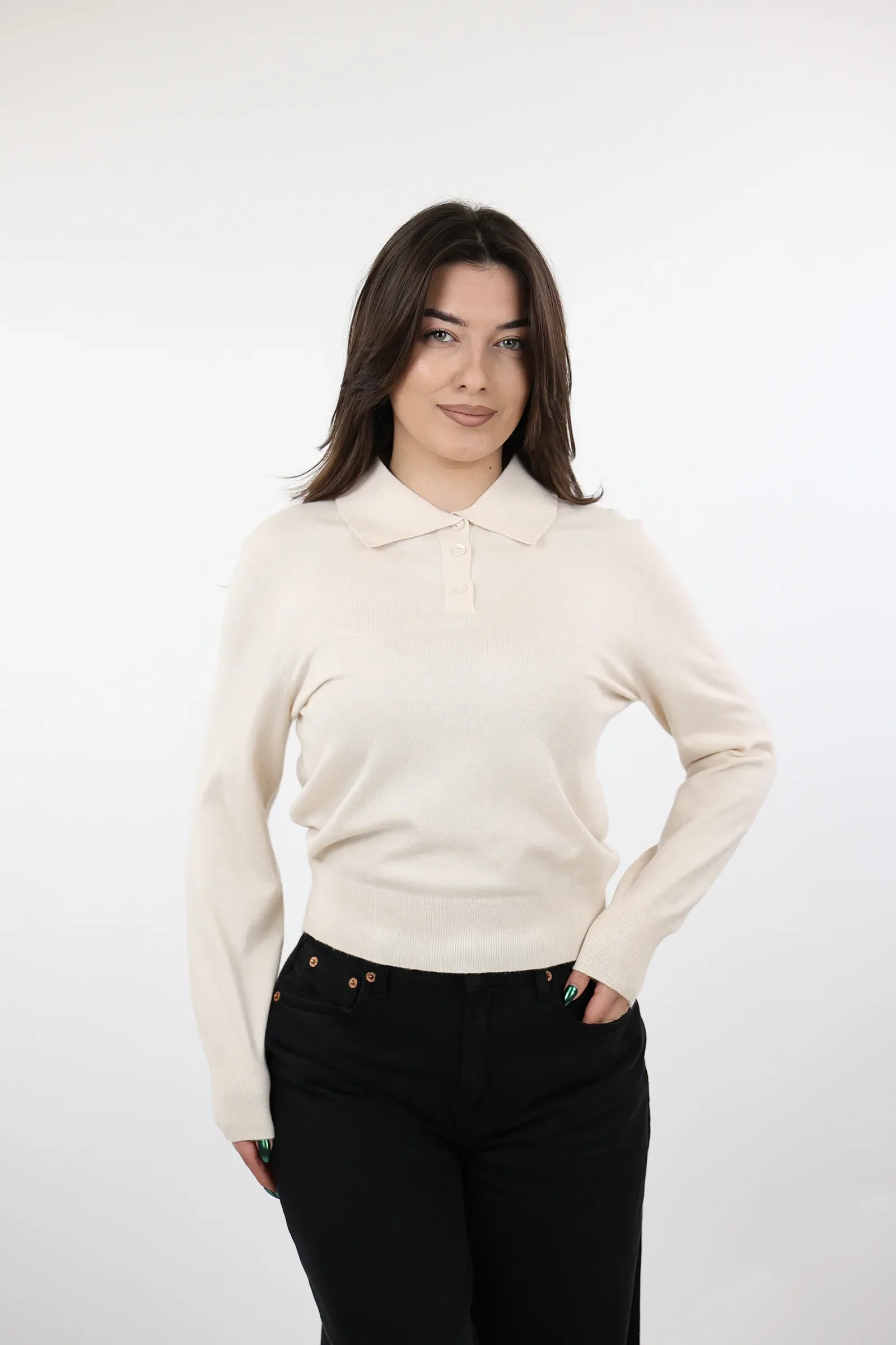 Xhemper knit polo top - Image 16
