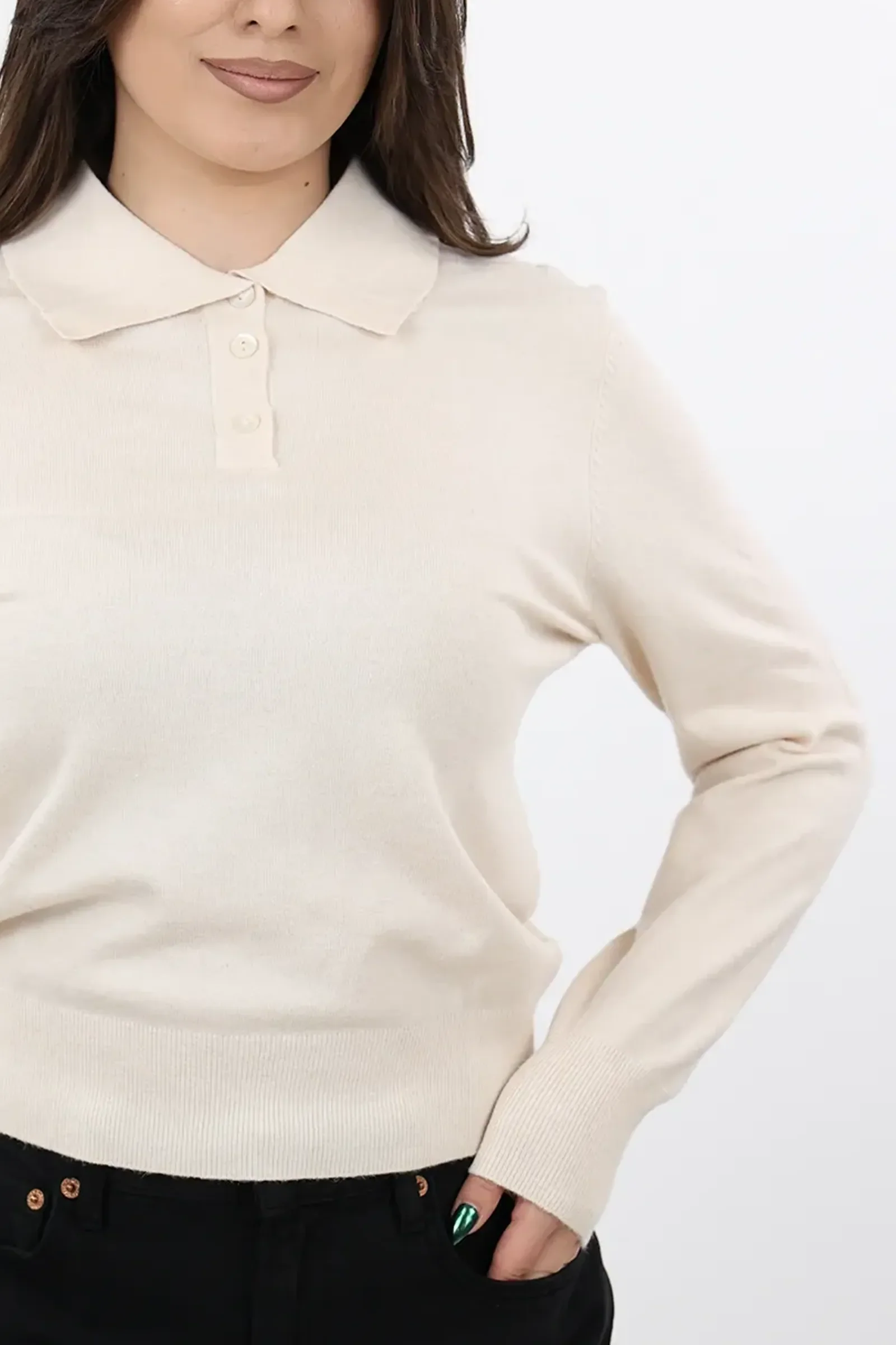 Xhemper knit polo top - Image 19