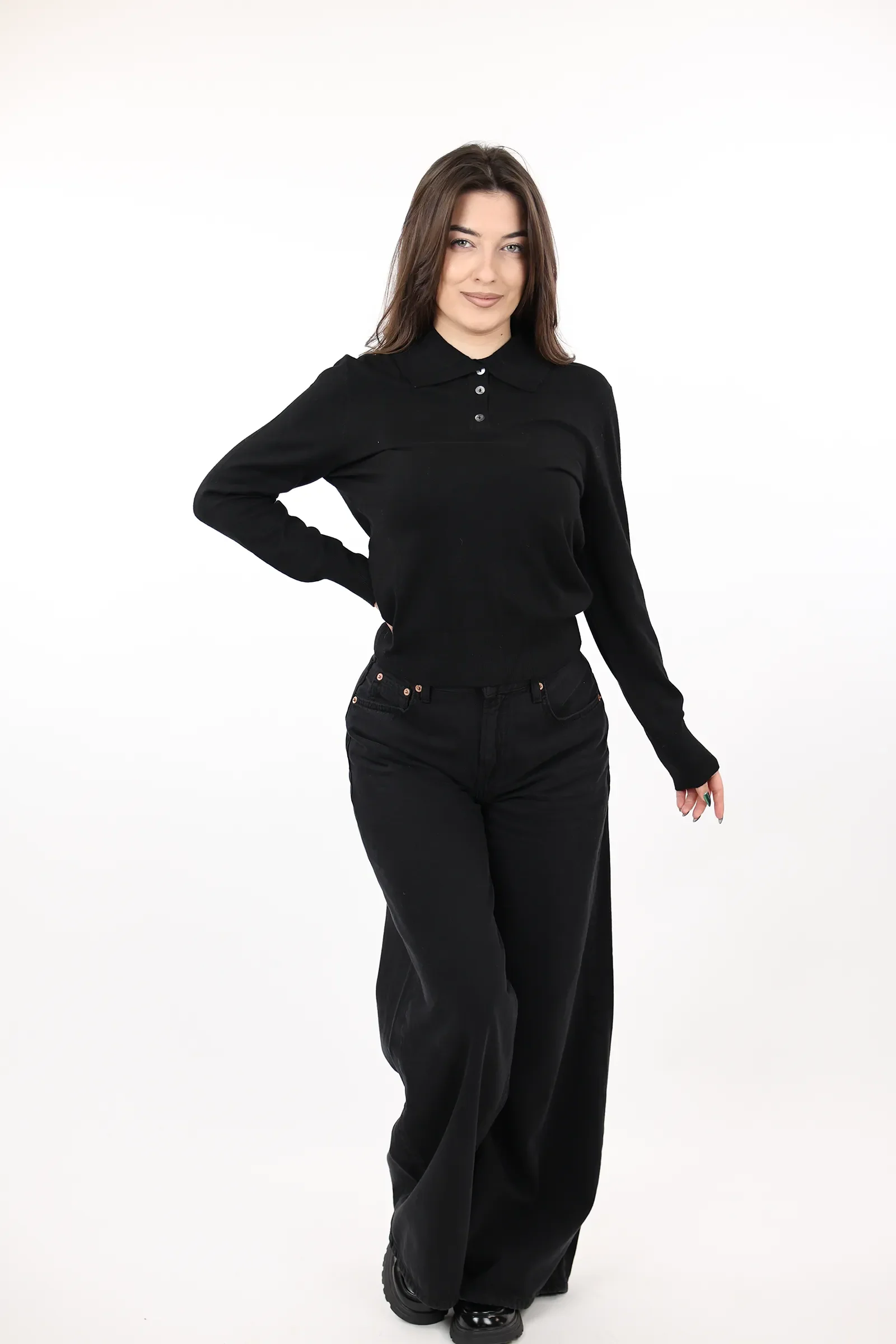 Xhemper knit polo top - Image 5